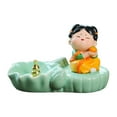 thumbnail image 1 of Quemador de incienso para varillas de bobina, estatua de chica Tang china para oficina y hotel Con caqui, 1 of 9