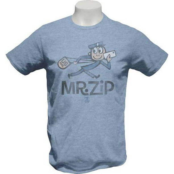 mr zip t shirt usps