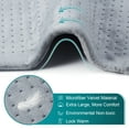 thumbnail image 4 of HA-EMORE Heated Blanket Electric Throw - Fast Heating & Auto Off Machine Washable Striped Flannel Electric Heated Blanket 17"*33"gray, 4 of 7