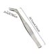 thumbnail image 5 of Soidarity Pinzas de 4 piezas de acero inoxidable pinzas herramienta de maquillaje Facial portátil para mujeres Kit de Clips de eliminación de Ayudas para vestirse con gancho de botón Soidarity CE001575-00, 5 of 6
