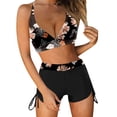 thumbnail image 2 of Traje de baño de 2 piezas para mujer, trajes de baño para mujer, traje de baño vintage estampado para mujer, traje de baño conservador, falda de playa estampada para mujer, traje de baño bikini, traje, 2 of 4