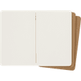 thumbnail image 3 of Moleskine Cahier Journals (Set of 3), Pocket (3.5" x 5.5"), Plain, Kraft Brown, 3 of 5