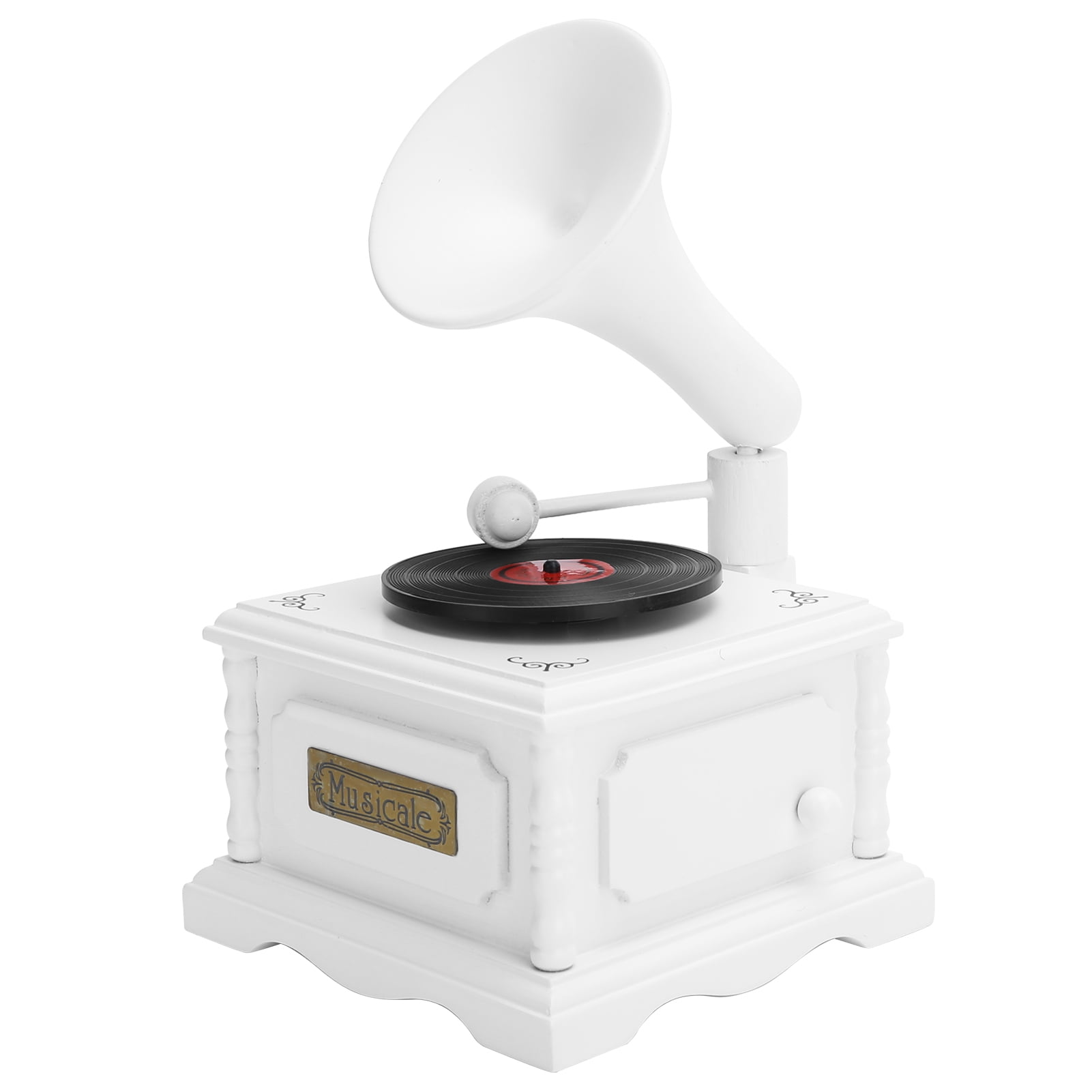 Wood Music Box, Wide Range Of Uses, Phonograph Music Box, Birthday Gift