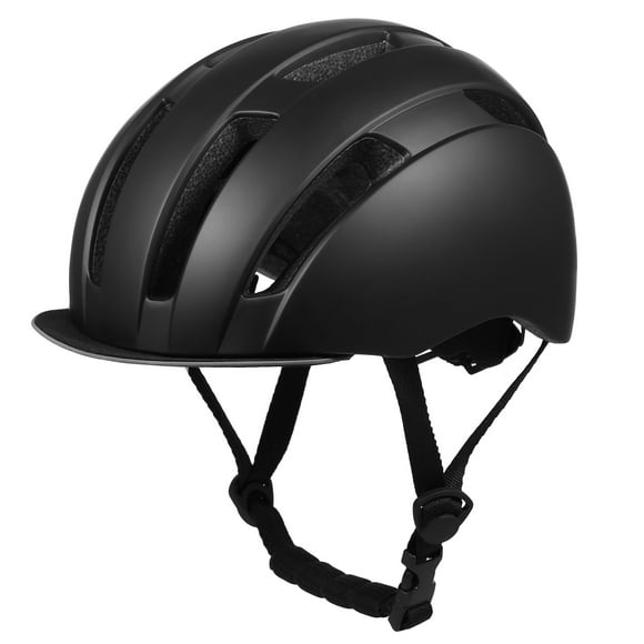Bike Helmet with Detachable Cap-style Visor Men Women Breathable Bicycle Helmet