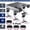 4pcs 106W-8VN-0TB V2, variant on 4pcs 8CH 5MP Lite H.265+ Wired Security Camera System - AI Human Vehicle Detection, 4 X 1080P Surveillance Cameras with 60ft BNC Cables, Email Alert with Snapshots (No Hard Drive)