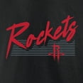 thumbnail image 4 of Men's Black Houston Rockets Color Block Slant Quick Strike T-Shirt, 4 of 4