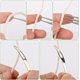thumbnail image 4 of piezas de herramienta de crochet para rastas, aguja de crochet para el cabello, incluidos 3 ganchos para rastas con diferentes agujas de crochet, 2 herramientas de bloqueo de cabello para trenzar, 4 of 5