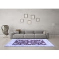 thumbnail image 3 of Ahgly Company Machine Washable Indoor Rectangle Oriental Blue Traditional Area Rugs, 5' x 8', 3 of 4