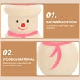 thumbnail image 6 of Gymnture christmas 5pcs Unfinished Wooden Snowman Peg Dolls for Painting Craft, 6 of 10