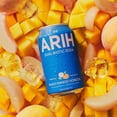 thumbnail image 3 of ARIH Dual Biotic Soda, Functional Prebiotic and Postbiotic Soda, Low Sugar, Peach Mango Horizon, 12 fl oz, 3 of 9