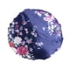 thumbnail image 1 of Minnieouse Gorro de dormir para mujer, gorro de satén elástico de banda ancha para cubrir la cabeza, calentador del cuero cabelludo, Sombreros flor azul marino M（56-58cm）, 1 of 6