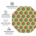 thumbnail image 3 of Pofeuu Summer Watermelon Print Coasters for Drinks, 4Pack PU Leather Coasters, Bar Drink Coasters for Tabletop Protection, Furniture from Damage-Octagon, 3 of 6