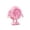 Pink, variant on UNLLLL Football Shaped Mini Fan, USB Rechargeable with 3 Speeds, Colorful LED Light Portable Handheld Football Fan, for Home Desk Bedroom Outdoor Camping (White)