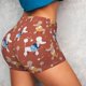 thumbnail image 4 of Balery Cute Poodle Dog Pantalones cortos de entrenamiento estampados para mujer, sin costuras, ajustados, para gimnasio, yoga, correr, deportes, ejercicio activo, fitness.-Medium, 4 of 8