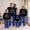 Style 10, variant on Christmas Family Pajamas Matching Set Long Sleeve Letters Print T-shirt with Plaid Pants Sleepwear Loungewear