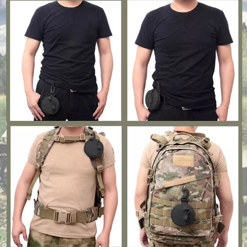 BUTTERFLY- Tactical Edc Molle Pouch Wallet Portable Key Coin Purse Waist Pack Earphone Bag