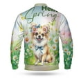 thumbnail image 2 of Chihuahua Hello Spring Time Flower Floral Nature All Over Print 3D Baseball Jacket Dog Lover Gifts Idea Bomber Jacket Softball - 02031, 2 of 6