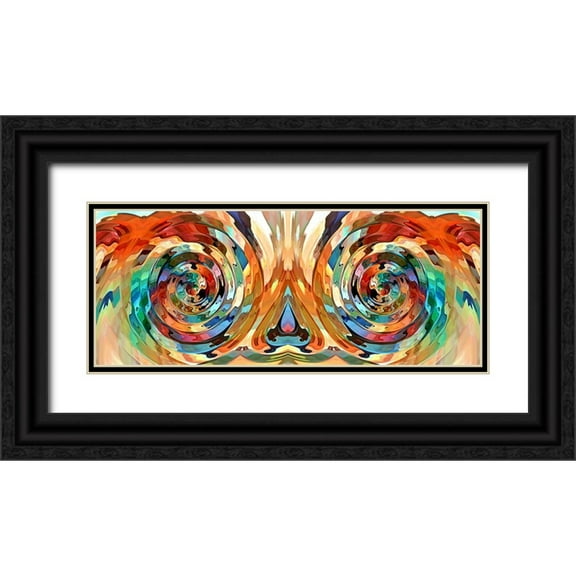 Manlove, David 14x8 Black Ornate Wood Framed with Double Matting Museum Art Print Titled - Minds Eyes
