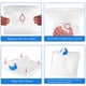 thumbnail image 5 of Wosthever Contenedor de agua esencial para acampar al aire libre de 20 litros con grifo. Cubo plegable. Kits de desorden para acampar 10L, 5 of 6