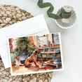 thumbnail image 2 of Airedale Terrier Christmas Cookies Greeting Cards Pack of 8 7 in x 5 in, 2 of 3
