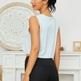 thumbnail image 6 of Timegard Womens Crop Tank Tops Crew Neck Sleeveless Basic Cropped Top Athletic Yoga Top Workout Shirt, 6 of 6