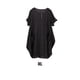 thumbnail image 4 of Qarigey Vestido suelto femenino manga corta primavera verano cuello Irregular Casual Color sólido vestidos hasta la rodilla Vestidos Negro SG, 4 of 6