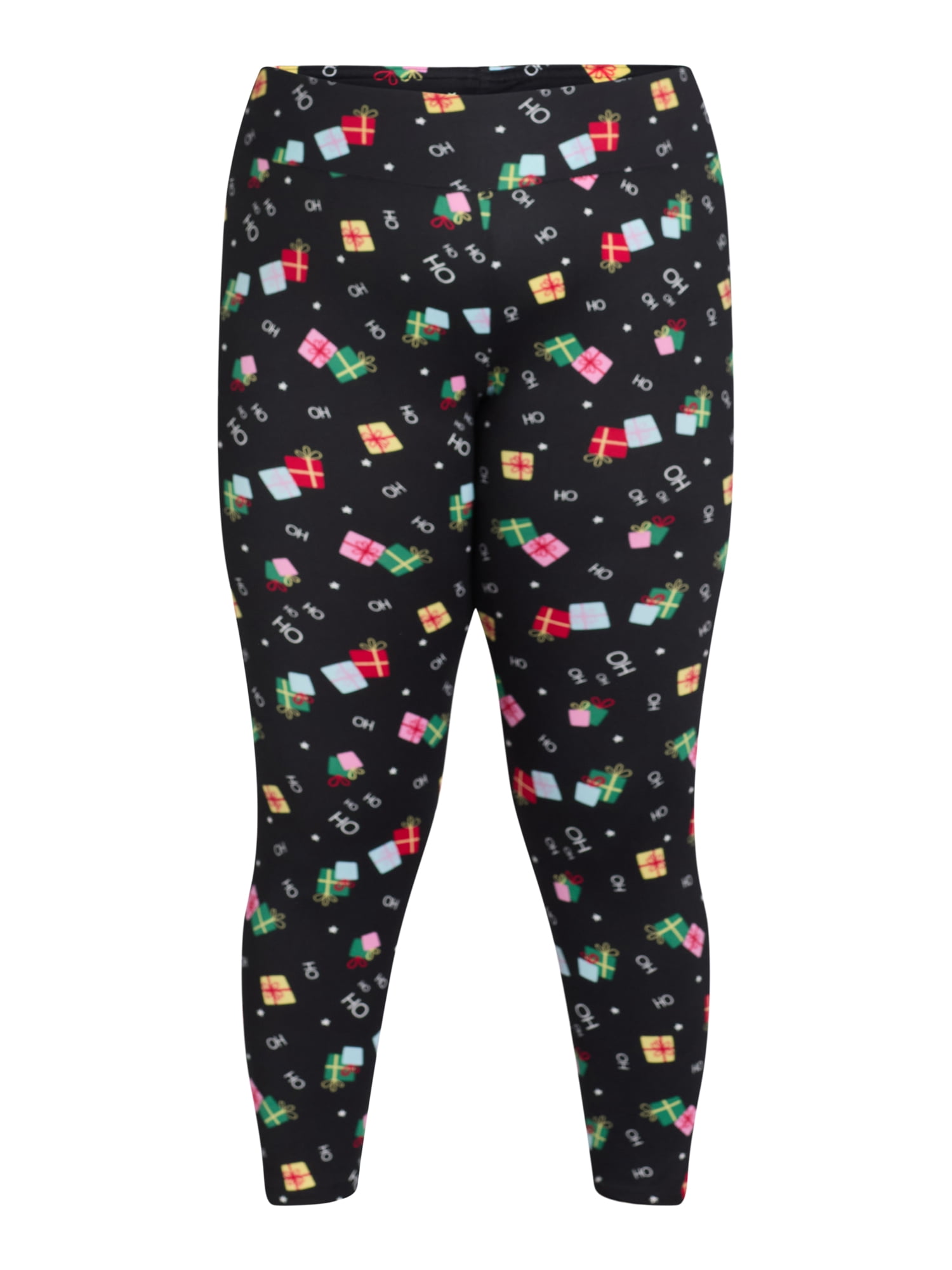 Christmas Women’s Plus Size Leggings from Holiday Time, 2-Pack, Sizes 0X-5X