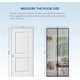 thumbnail image 4 of Magnetic Fly Screen Door 90 x 210cm - Reinforced Flame Retardant Fabric, Heavy Duty Fly Screen Mesh Curtain, Seal Shuts, 4 of 4