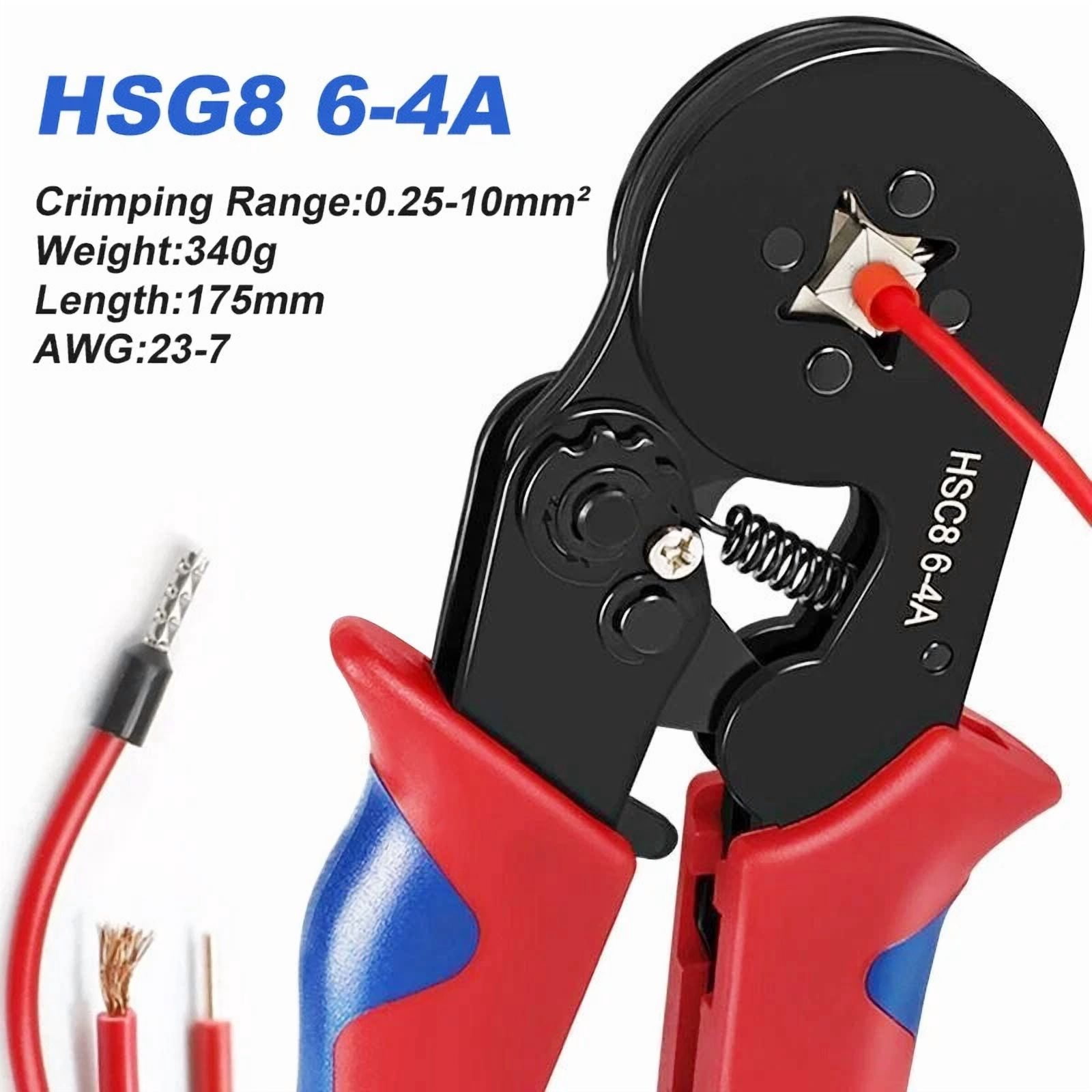 Ratchet Crimping Pliers Insulated Terminal Wire Cable Connector Crimper Tool US