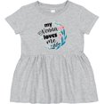 thumbnail image 3 of Inktastic My Nonna Loves Me for Girls Granddaughter Girls Baby Dress, 3 of 5