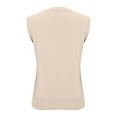 thumbnail image 4 of Bovemsi Silk Camisole Tops for Women Summer Sweater Vest Sleeveless Ribbed Knit Camisoles for Under Clothes, 4 of 9