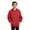 Red, variant on Sport Tek Teen Unisex Regular Heather Long Sleeves Sweatshirt Black X-Small
