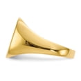thumbnail image 3 of 14k Yellow Gold 15.0x13.5mm Mens Signet Ring Man   For Dad Mens  For Him, 3 of 9