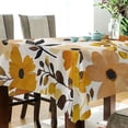 thumbnail image 5 of Yayeee Tablecloths 54" x 54" Rectangle Wrinkle Resistant Party Table Cover, Yellow Flowers, 5 of 8
