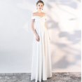 thumbnail image 1 of L Lujo Elegante Invitado De Boda Prestigiosos Vestidos De Noche Compatiblemal Vestidos De Fiesta Largo Dama De Honor Orient Incluso Gasa Una línea, 1 of 3