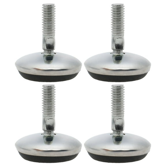 M6 x 18 x 30mm Leveling Feet Adjustable Leveler Support for Table Sofa Leg 4pcs