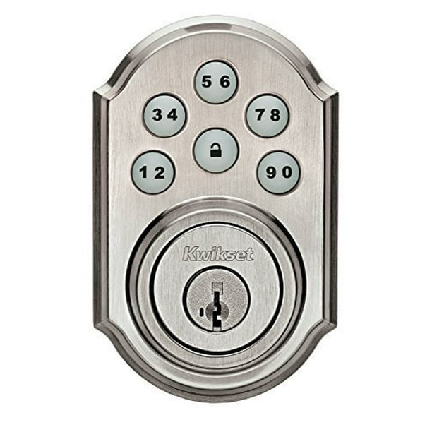 Kwikset 909 SmartCode Electronic Deadbolt featuring SmartKey, Pack Of 2