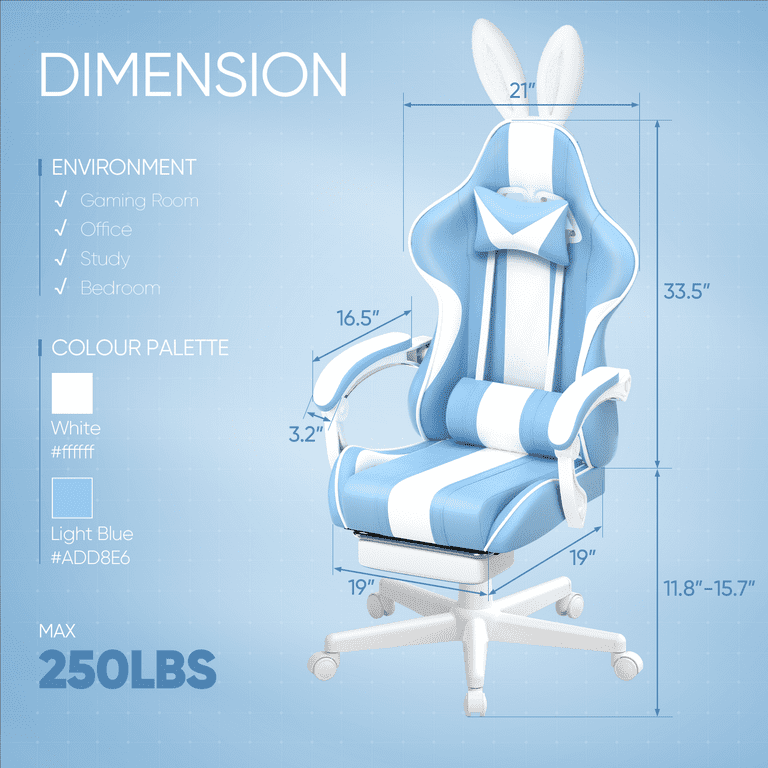 Ferghana Gaming Chair Office Chair Gamer Game Computer Chair with