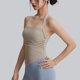 thumbnail image 3 of Mujeres de Color Sólido Cuatro Filas Ajustable Inalámbrico Sujetador Doble Hombro Estilo a Prueba de Choques Yoga Deportes Sujetadores para Mujeres, 3 of 6