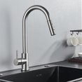 thumbnail image 3 of Senlesen Brushed Nickel Kitchen Faucet Pull Out 360 Rotation Kitchen Sink Tap, 3 of 7