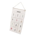 thumbnail image 1 of 12 Pockets Hanging Organizer, Easy Installation Wall Hanging Storage Bag Mobile Phone Holder Chair Pockets for Dormitory, 1 of 7