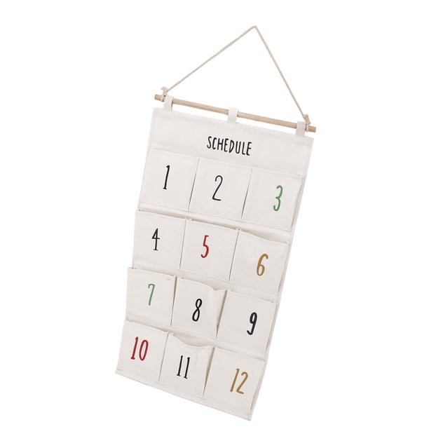 Organizador De Bolsa De Almacenamiento Para Colgar En La Pared, Organizador Colgante De Tela Con Bolsillos Para Colgar En El Armario, Para Artículos Diversos, Juguetes Y Llaves.