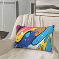 thumbnail image 5 of Hirioo Abstract Color Splash for Plush Pillow Cover for Bedroom and Living Room ,Elegant, Comfortable Home Decor-20"x30", 5 of 6