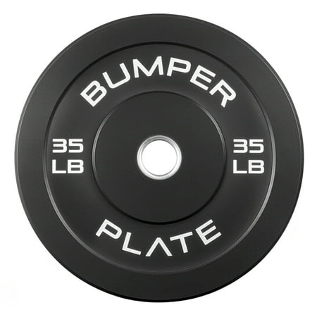 CAP Barbell Olympic Rubber Bumper Plate, SINGLE 35lb