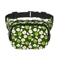 thumbnail image 1 of Disketp Green Fruit Riñonera de Doble Capa, Bolsa de Cintura Ajustable para Viajes, Correr y Senderismo, Riñonera Ligera para Hombre y Mujer, 1 of 9