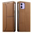 thumbnail image 2 of Leather For iPhone 11 Case【RFID Blocking】Wire Pressing Process Flip Wallet Leather Case With Card Holder Magnetic Closure  Phone Cases Cover,Brown,For iPhone 11, 2 of 10