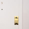 thumbnail image 2 of OUNONA Frappe de Porte Moderne Dorée avec Perchoir pour Accessoires de Porte Lot de 1, 2 of 8