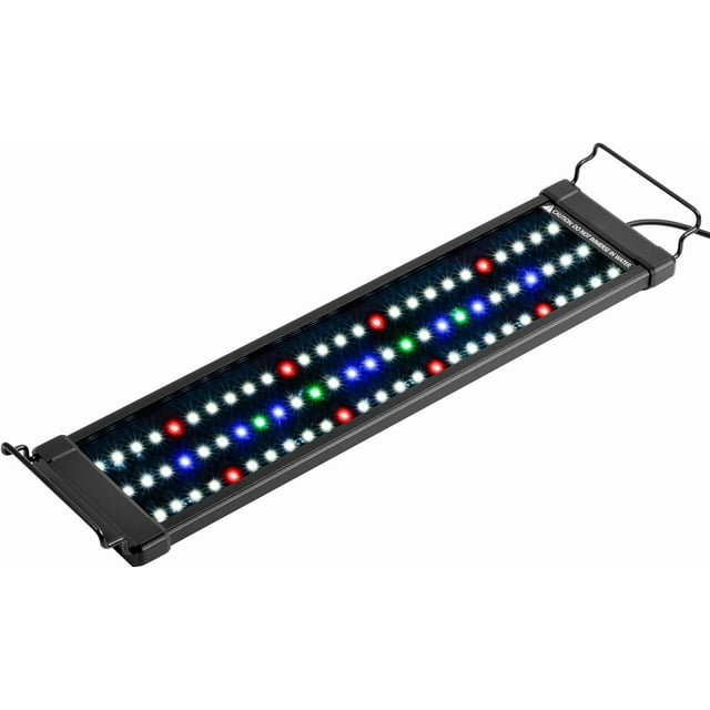 LED Plus Planted Aquarium Light Full Spectrum LED Fish Tank Light with Timer Controller Color Temperature Adjustable to es Watts