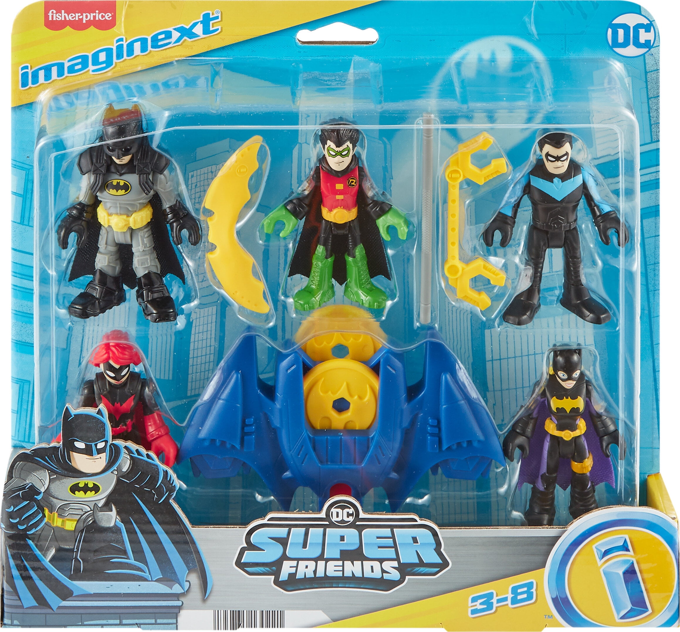 Imaginext DC Super Friends Batman Figures, Family Multipack, 12 Piece  Preschool Toys - Walmart.com