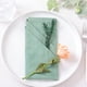 thumbnail image 2 of Xiao Hua Servilletas de tela, paquete de 4, 30 x 30 cm, servilletas de algodón verde claro para la mesa, lavables, reutilizables (no incluye cuerda de algodón)., 2 of 5